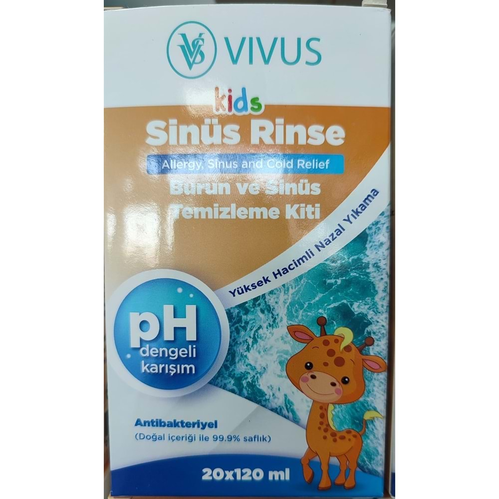 VIVUS SİNÜS RİNSE KİT KİDS