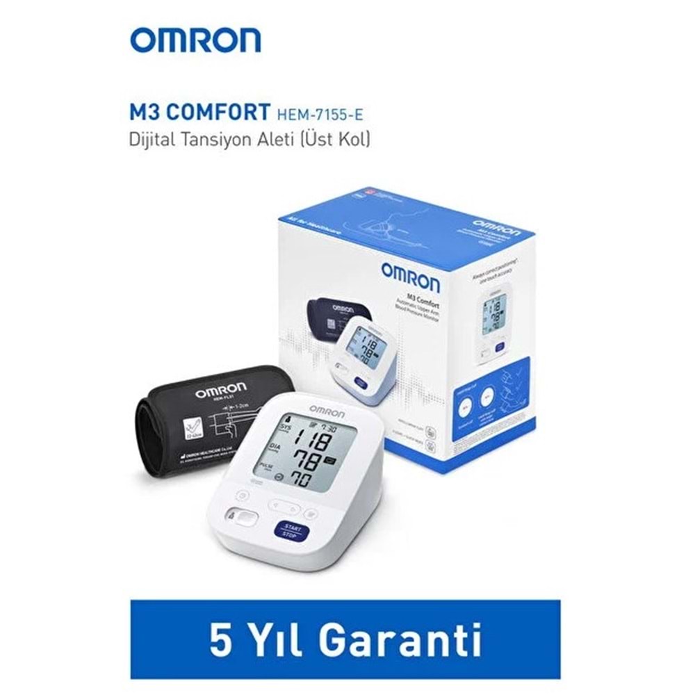 OMRON M3 COMFORT TANSİYON ALETİ HEM-7155