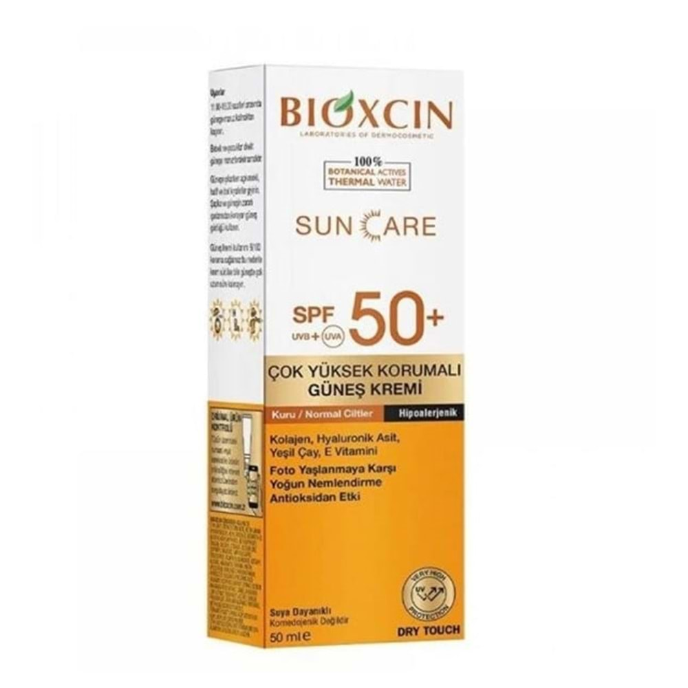 BİOXCİN GÜNEŞ KREMİ 50+ KURU CİLTLER 50 ML