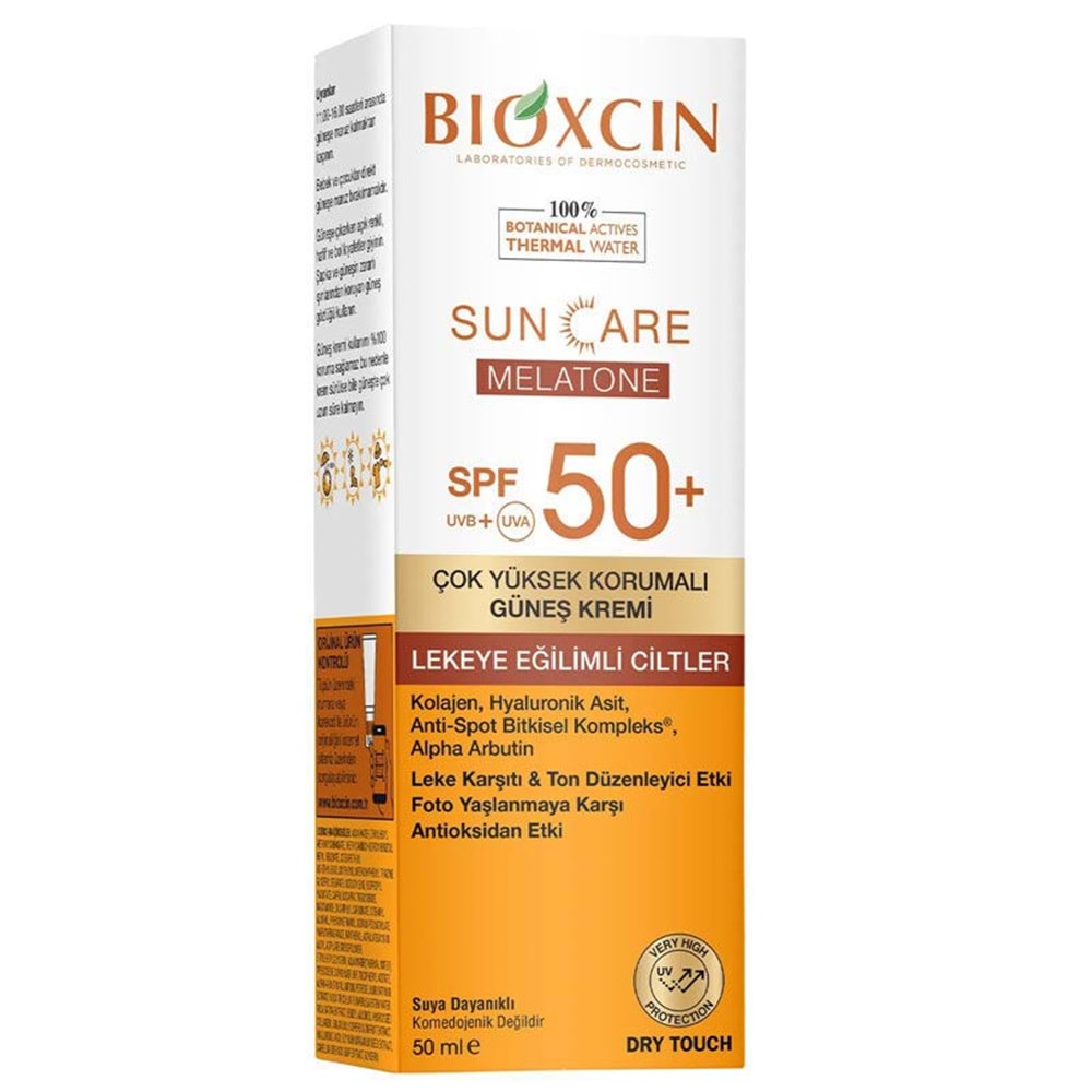 BİOXCİN GÜNEŞ KREMİ 50+ LEKELİ CİLTLER 50 ML