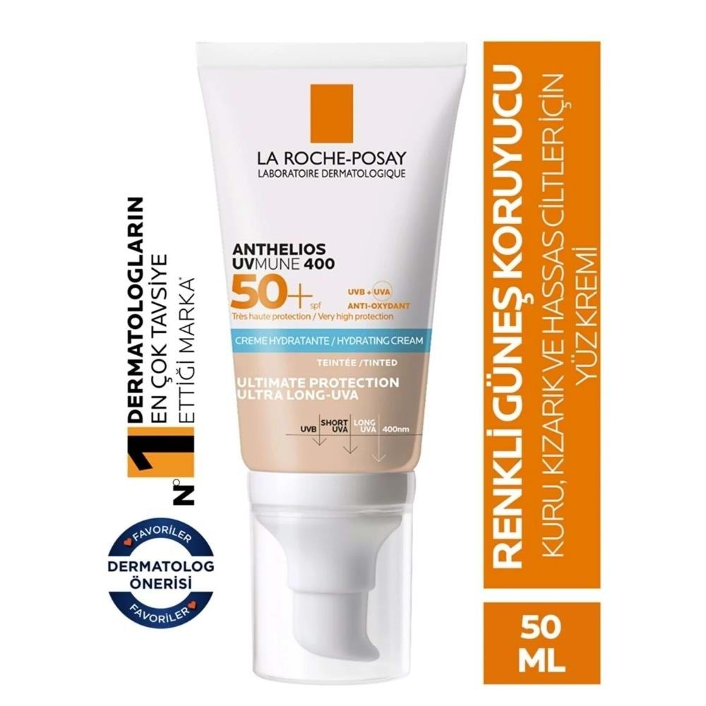 LA ROCHE ANTHELIOS 50+ HYDRATING CREAM TİNTED