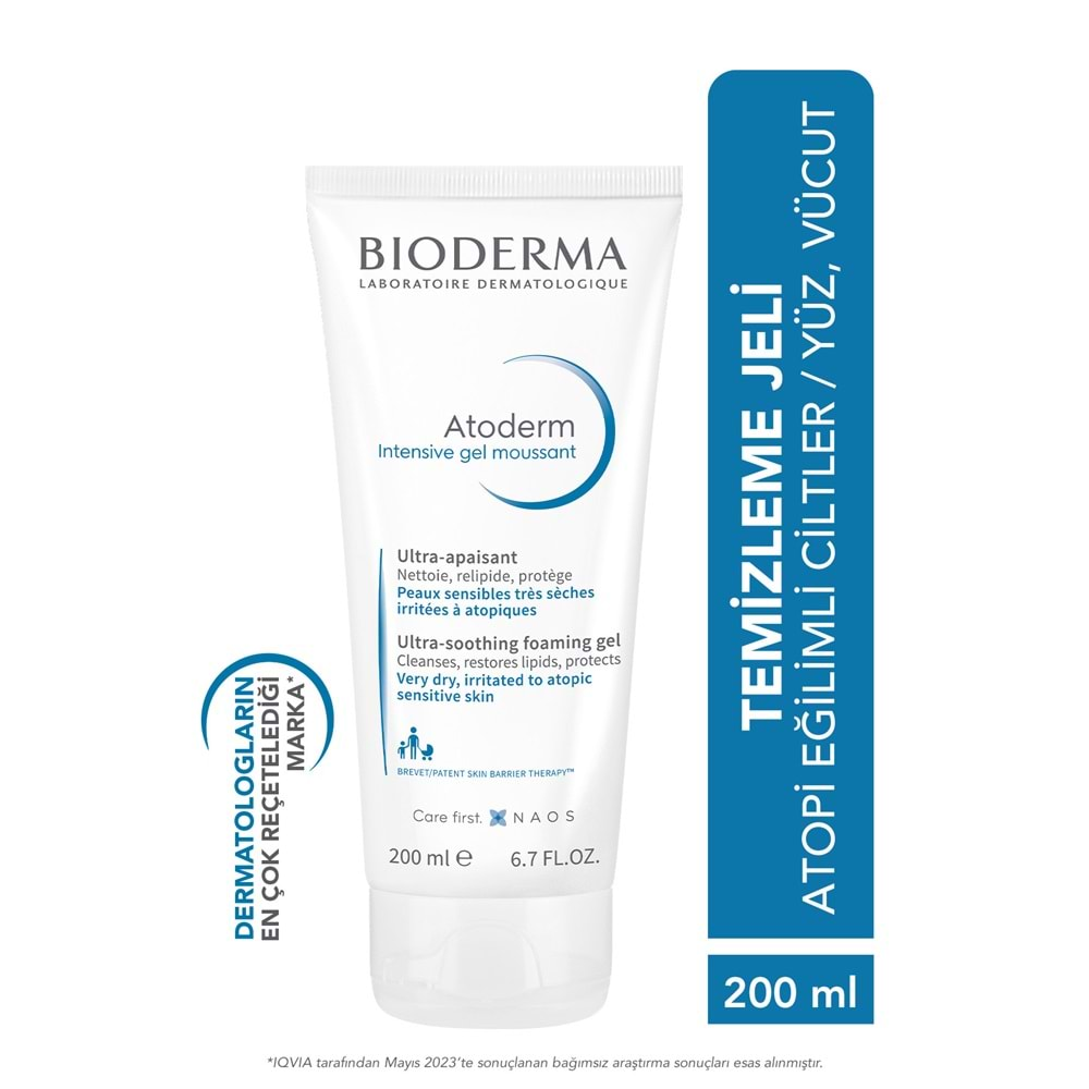 BİODERMA YÜZ YIKAMA JELİ ATODERM 200 ML