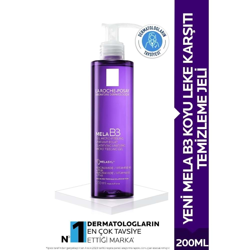 LA ROCHE-POSAY MELAB3 LEKE KARŞITI YÜZ YIKAMA JELİ 200 ML