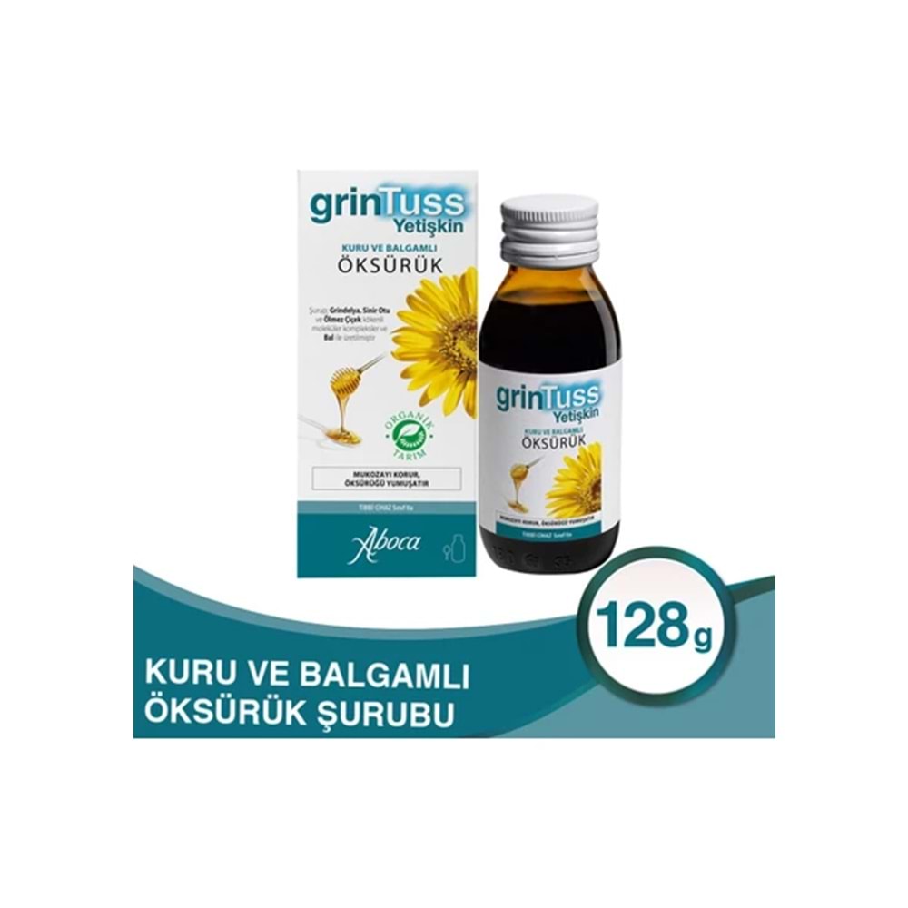 GRİNTUSS ÖKSÜRÜK ŞURUBU 128 GR YETİŞKİN