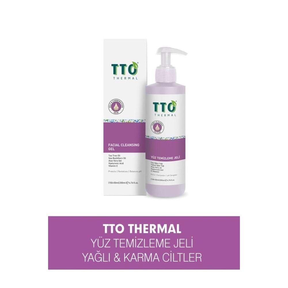 TTO YÜZ TEMİZLEME JELİ 150 ML+50 ML