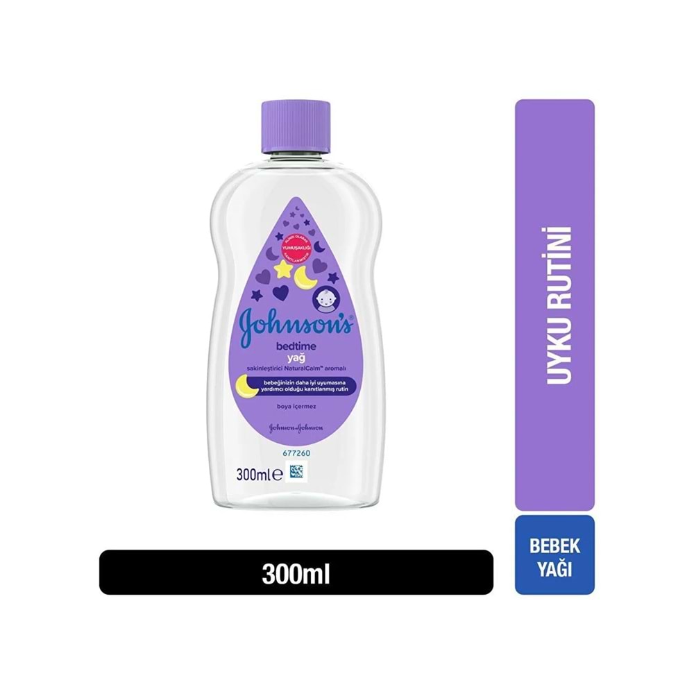 JOHNSON BEBE YAĞI 300 ML BEDTİME MOR