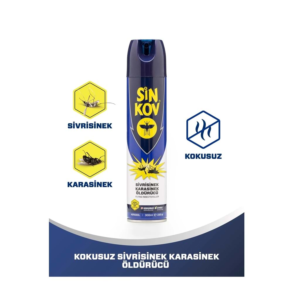 SİNKOV KOKUSUZ SİNEKSAVAR 300 ML