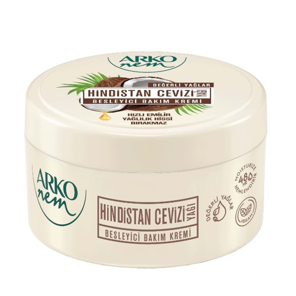 ARKO KREM HİNDİSTAN CEVİZİ YAĞI 250 ML