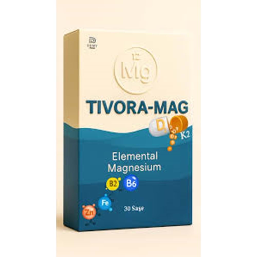 TIVORA-MAG ELEMENTAL MAGNESİUM 30 SAŞE