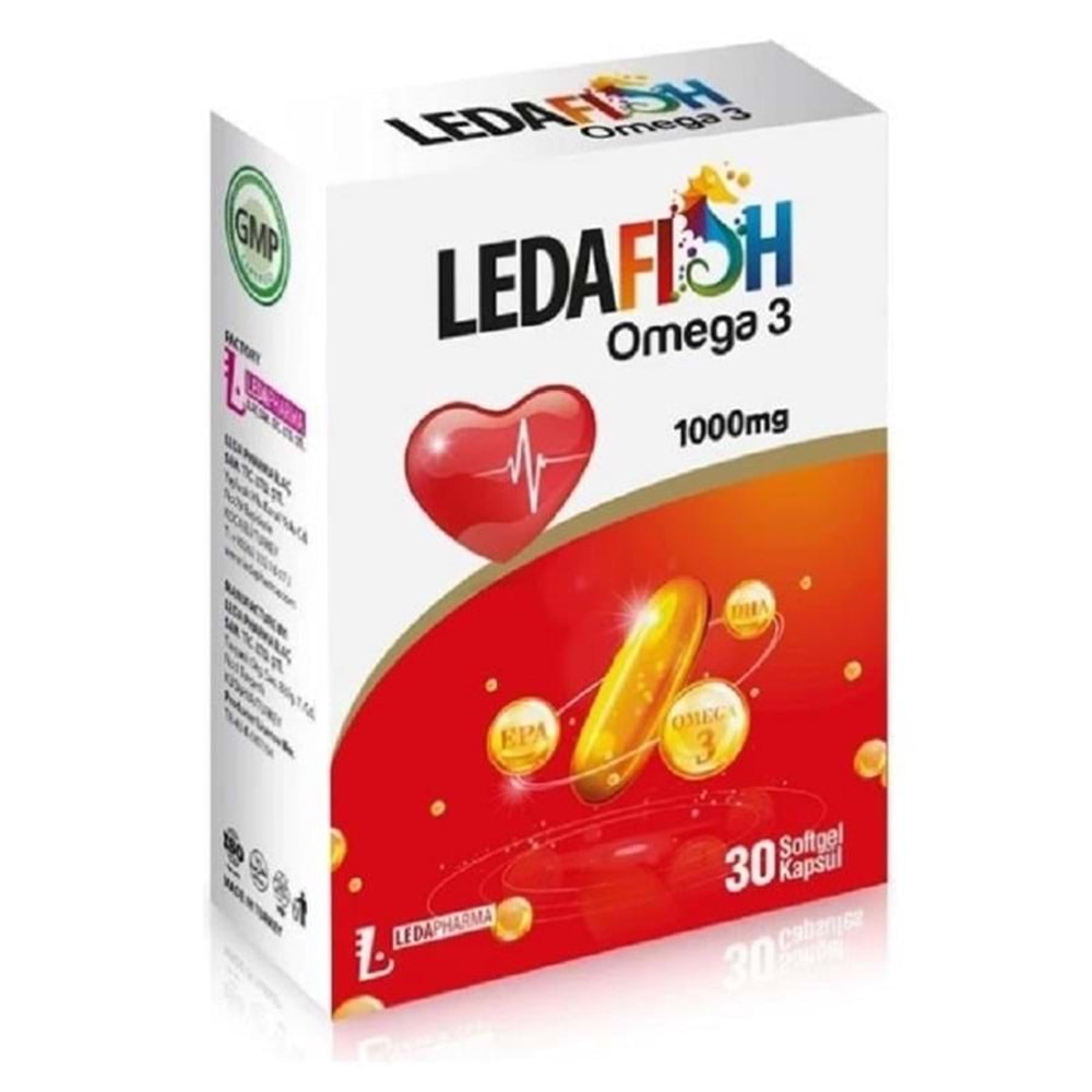 LEDAFISH OMEGA3 1000 MG 30 KAPSÜL