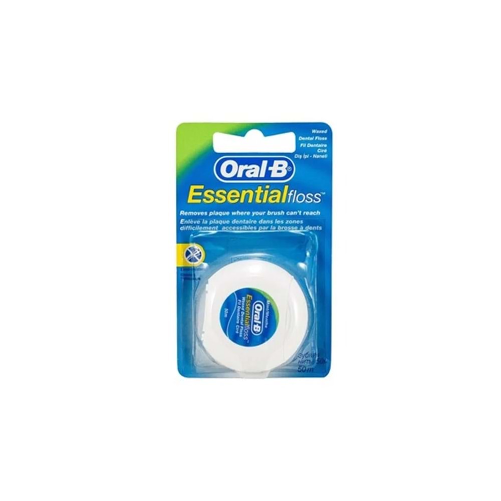 ORAL B DİŞ İPİ ESSENTİAL FLOSS 50 MT NANELİ
