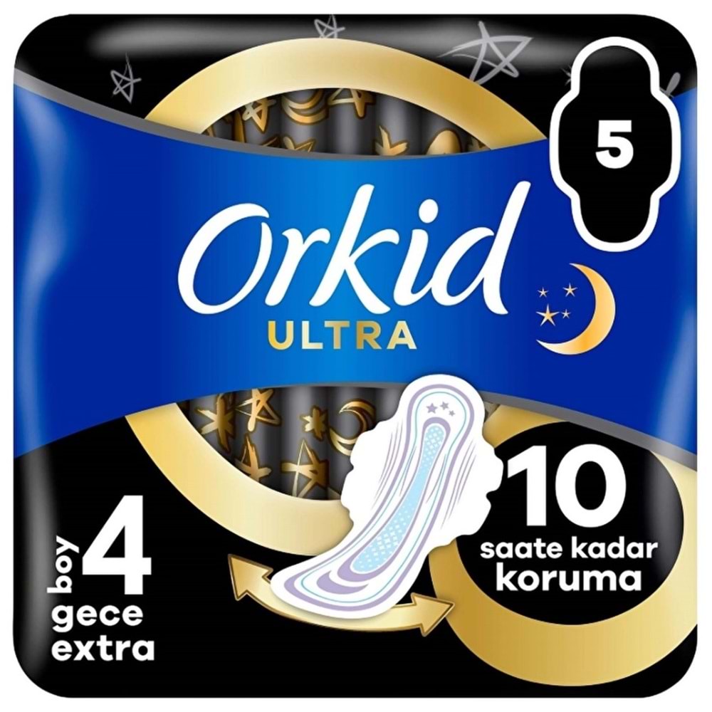 ORKİD XTRA PLUS GECE PED NO:4 5 Lİ