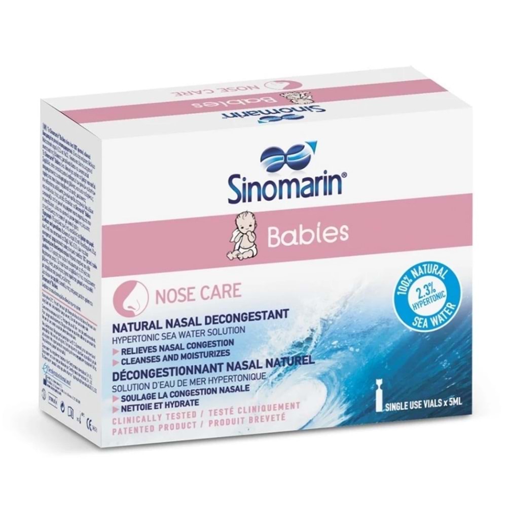 SİNOMARİN BABİES NAZAL 5 ML 18 FLAKON