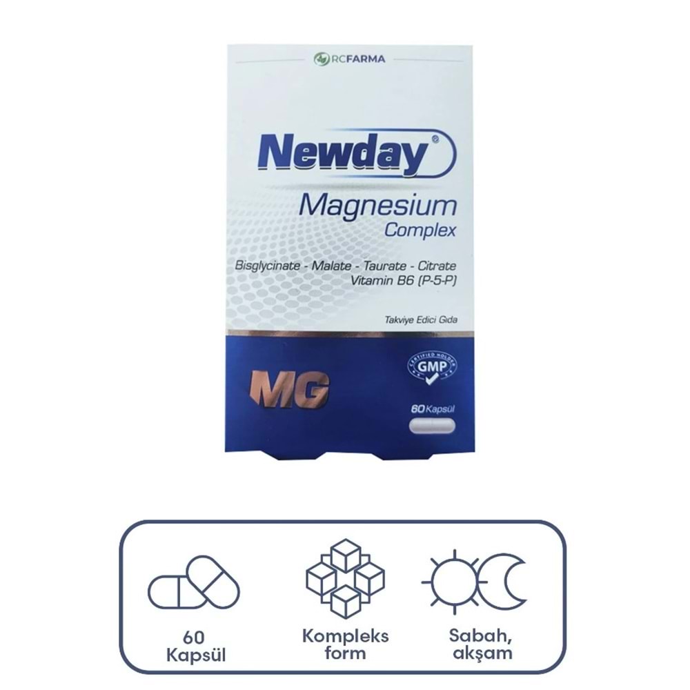 NEWDAY MAGNESİUM COMPLEX 60 KAPSÜL