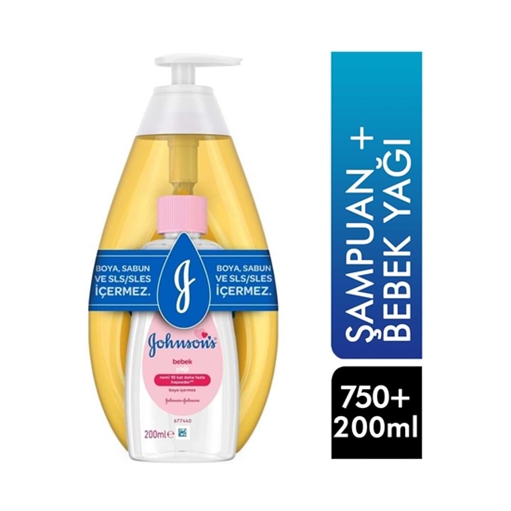 JOHNSON ŞAMPUAN 750 ML+YAĞ 200 ML HEDİYELİ