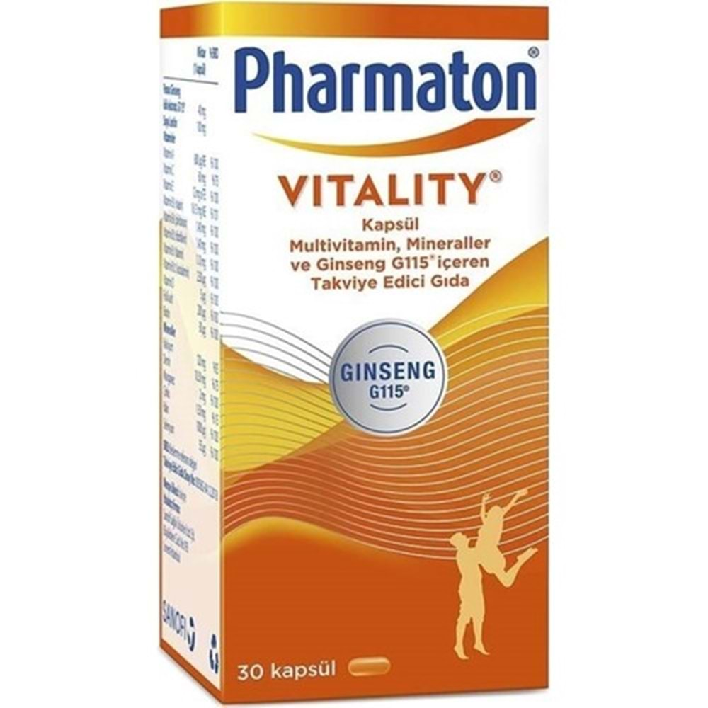 PHARMATON VITALITY 30 TABLET