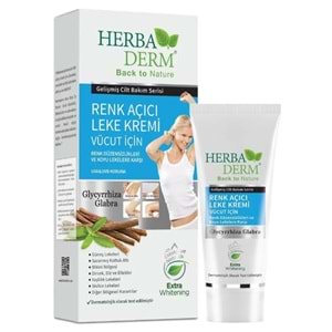 HERBADERM VÜCUT RENK AÇICI LEKE KREMİ SPF 30