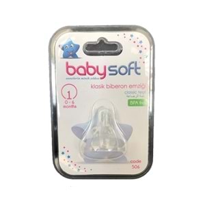 BABYSOFT 506 KLASİK BİBERON EMZİĞİ NO 1
