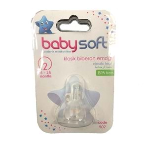 BABYSOFT 507 KLASİK BİBERON EMZİĞİ NO 2