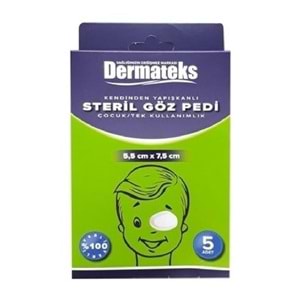 DERMA OPTİK GÖZ PEDİ ÇOCUK 5 Lİ