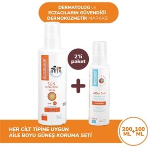 DERMOSKİN GÜNEŞ KREMİ SPF 50+ AİLE BOYU
