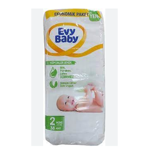 EVY BABY ÇOCUK BEZİ NO:2 38 Lİ