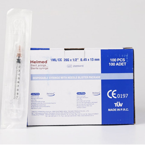 HELMED İNSÜLİN ENJEKTÖRÜ1 ML TURUNCU