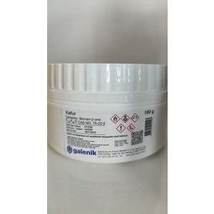 KAFUR (CAMPHRE) 100 GR GALENİK
