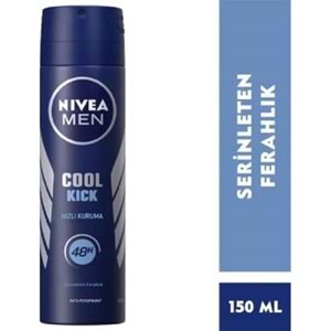 NİVEA MEN DEODORANT COOL KICK HIZLI KURUMA