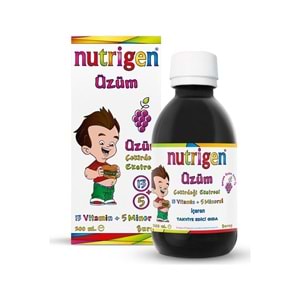 NUTRİGEN ÜZÜM EKTRESİ ŞURUP 200 ML
