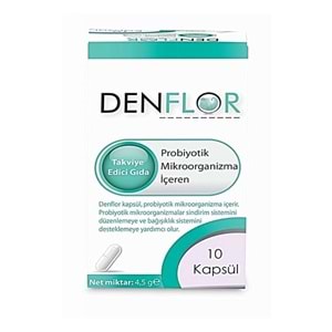 DENFLOR PROBİYOTİK 10 KAPSÜL