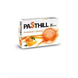 PASTHİLL BOĞAZ PASTİLİ PORTAKALLI 24 DROPS