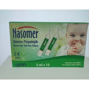 NASOMER SERUM FİZYOLOJİK 5 MLX10 FLAKON