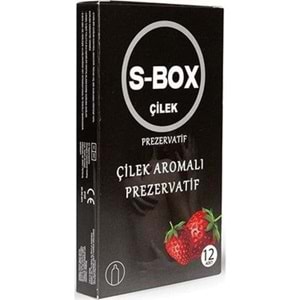 S BOX PREZERVATİF ÇİLEKLİ 12 Lİ
