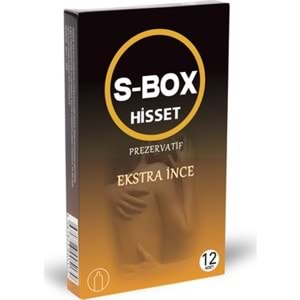 S BOX PREZERVATİF EXTRA İNCE 12 Lİ