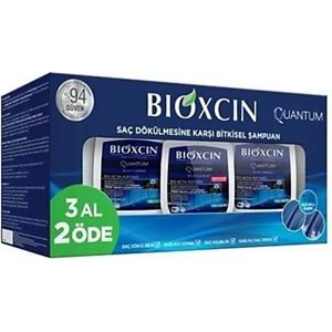 BİOXCİN ŞAMPUAN QUANTUM 3AL2 ÖDE YAĞLI SAÇLAR