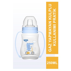 WEE 754 BABY AKITMAZ KULPLU ALIŞTIRMA BARDAGI 250 CC ( ANTİKOLİK)