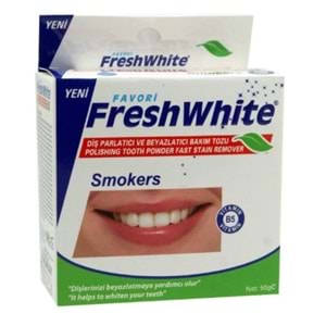FRESH WHİTE DİŞ TOZU SMOKERS
