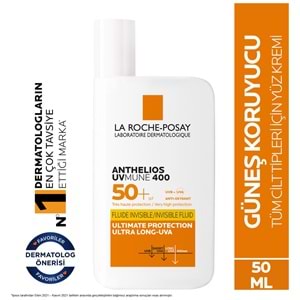 LA ROCHE ANTHELIOS GÜNEŞ KREMİ UVMUNE 400 50 ML SHAKA FLUIDE