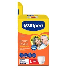 CANPED KÜLOTLU HASTA BEZİ 30 LU L
