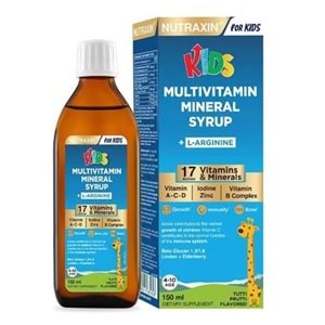 NUTRAXIN KİDS MULTİVİTAMİN L-ARJİNİN 150 ML