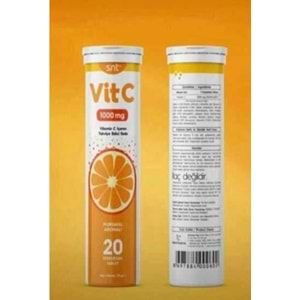 C VİTAMİNİ EFERVESAN TABLET 20 Lİ SNT
