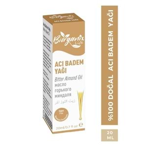 BİORGANİX ACI BADEM YAĞI 20 ML