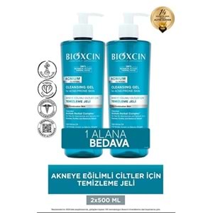 BİOXCİN ACNIUM YÜZ YIKAMA JELİ 500 ML 1+1 HEDİYELİ