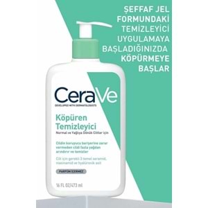 CERAVE FOAMİNG KÖPÜREN TEMİZLEYİCİ YÜZ YIKAMA JELİ 473 ML