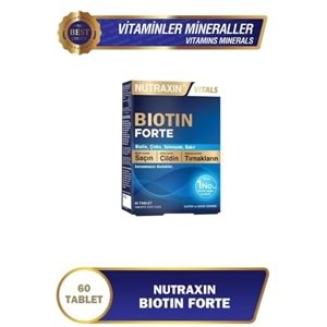 NUTRAXIN BİOTİN FORTE 60 TABLET