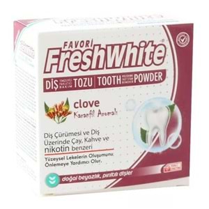 FRESH WHİTE DİŞ TOZU KARANFİL