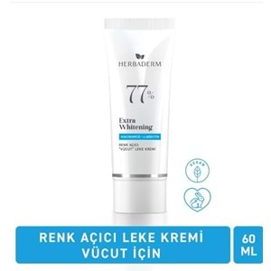 HERBADERM %77 VÜCUT LEKE AÇICI KREM 60 ML