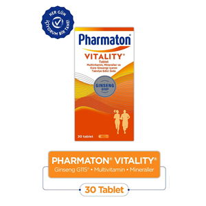 PHARMATON VITALITY 30 TABLET