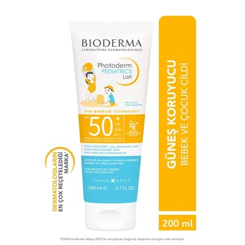 BİODERMA PEDİATRICS LAİT GÜNEŞ KREMİ 200 ML